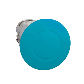 blue mushroom Ø40 mm pushbutton head Ø22 latching turn to release ref. ZB4BS56 Schneider Electric [PLAZO 3-6 SEMANAS]