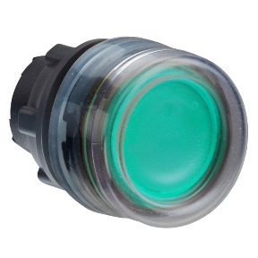 Cabeza pulsador luminoso con capuchón verde ø 22 ref. ZB5AW533 Schneider Electric [PLAZO 3-6 SEMANAS]