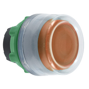 CABEZA PULS.LUM.NARANJA CON CAP.TRANSP.LED COL.GR. ref. ZB5AW553C0 Schneider Electric [PLAZO 3-6 SEMANAS]