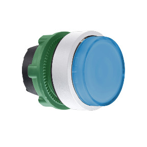 CABEZA PULS.LUM.SALIENTE AZUL LED COL.BL. ref. ZB5AW163C1 Schneider Electric [PLAZO 3-6 SEMANAS]