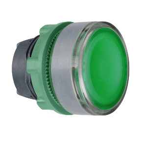 CABEZA PULS.LUM.VERDE LED COL.GR. ref. ZB5AW333C0 Schneider Electric [PLAZO 3-6 SEMANAS]