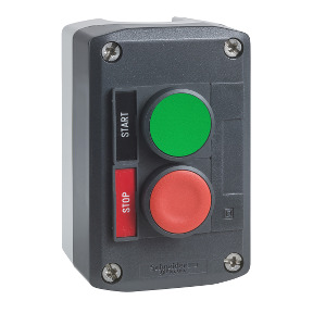 CAJA 2 PULS,VERDE-ROJO ETIQ, ref. XALD211H29 Schneider Electric [PLAZO 3-6 SEMANAS]