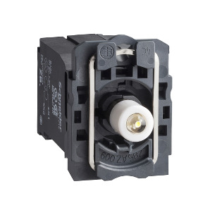 Cuerpo con bloque luminoso azul/anillo de fijación led BA9s 400v ref. ZB5AV5D6 Schneider Electric [PLAZO 3-6 SEMANAS]