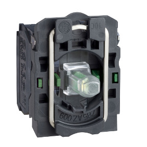 Cuerpo con bloque luminoso blanco/anillo de fijación led 230…240V 2 na ref. ZB5AW0M13 Schneider Electric [PLAZO 3-6 SEMANAS]