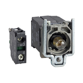 Cuerpo con bloque luminoso/anillo de fijación para lámpara BA9s 1NA - 110…120v ref. ZB4BW031 Schneider Electric [PLAZO 8-15 DIAS