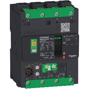 interruptor automático Compact NSXm 100A 4P 36kA VIGI - Conexión EverLink ref. LV426727 Schneider Electric [PLAZO 3-6 SEMANAS]