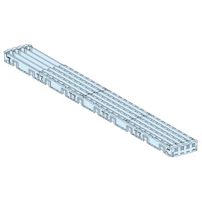 Juego de barras aisladas Powerclip 125 A - 3 polos - longitud 750 mm ref. 4107 Schneider Electric [PLAZO 3-6 SEMANAS]