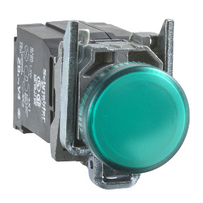 Piloto luminoso ø 22 - verde - lámpara ba 9 s - 230 v ref. XB4BV43 Schneider Electric [PLAZO 3-6 SEMANAS]