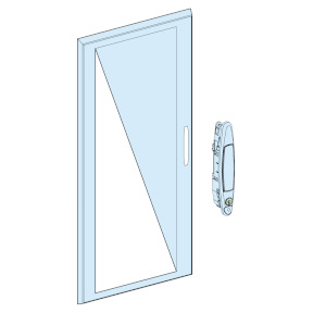 Puerta transparente G IP30 - ancho 600 mm - 24 módulos - alto 1230 mm ref. 8138 Schneider Electric [PLAZO 3-6 SEMANAS]