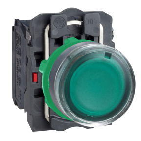 Pulsador luminoso verde ø 22 - 1NA+1NC - 250v ref. XB5AW3365 Schneider Electric [PLAZO 3-6 SEMANAS]