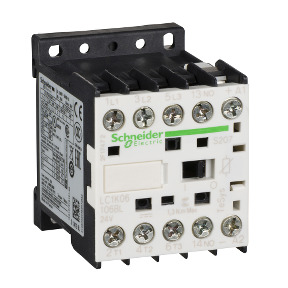 TeSys K contactor - 3P - AC-3 <= 440 V 12 A - 1 NO aux. - 24 V DC low ref. LC1K12106BLS207 Schneider Electric [PLAZO 3-6 SEMANAS